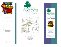 Caddyshack Grill Menu