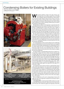 condensing boilers for Existing buildings