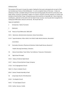 CENTENNIAL DIARY OF EAST MILLINOCKET , MAINE. 1907