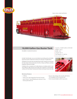 18000 Gallon Gas Buster Tank