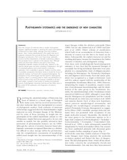 Platyhelminth systematics and the emergence of new