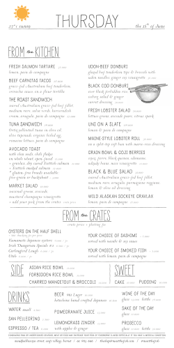 THURSDAY the 16th of March