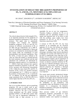 investigation of dielectric breakdown properties of sf6&ndash;n2 and sf6