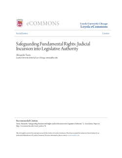 Safeguarding Fundamental Rights: Judicial