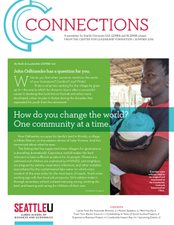How do you change the world? One community