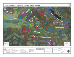 K11011 - August 3rd, 2009 - Fire Perimeter Momich Complex