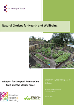 Natural Choices for Health and Wellbeing