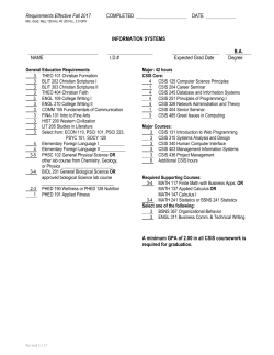 Information Systems (B.A.)