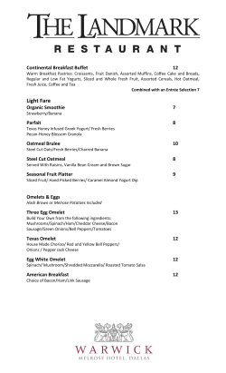 Light Fare - The Landmark