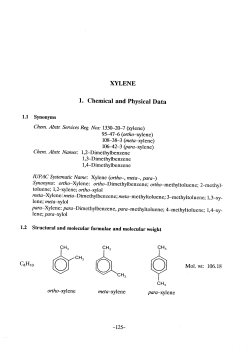 Xylene - IARC Monographs on the Evaluation of Carcinogenic Risks