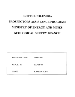 1996-55 - Ministry of Energy and Mines