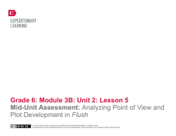 Grade 6: Module 3B: Unit 2