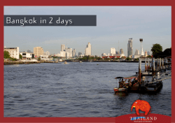 Bangkok in 2 days - Thailand Visual Guide