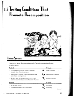 Contains "Research Proposal" - Cary Institute of Ecosystem Studies