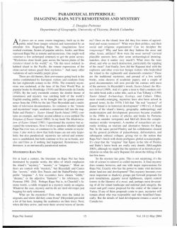 PARADOXICAL HYPERBOLE - The Easter Island Foundation