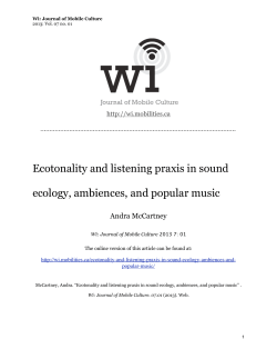 PDF version of this article - Wi: Journal of Mobile Media