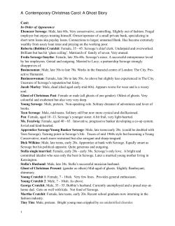 A Christmas Carol adaptation v4 - Pender Solstice Theatre Society