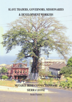 Slave Traders, Governors, Missionaries