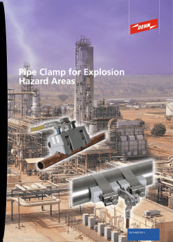 Pipe Clamp for Explosion Hazard Areas