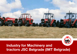 Industry for Machinery and tractors JSC Belgrade (IMT