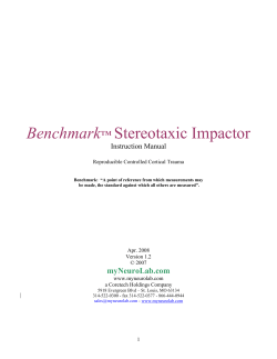 Benchmark&trade; Stereotaxic Impactor