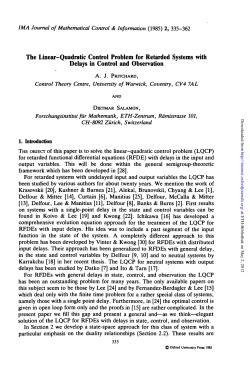The Linear-Quadratic Control Problem for Retarded Systems with