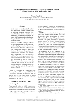 Building the Syntactic Reference Corpus of Medieval French Using