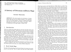 A history of Ottoman military flags