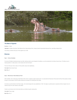 The Best of Uganda Itinerary