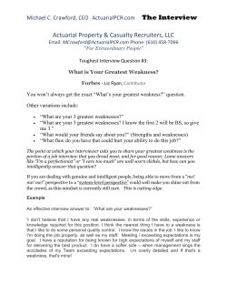 Interview Question #3. What Is Your Greatest Weakness