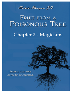 Fruit from a Poisonous Tree