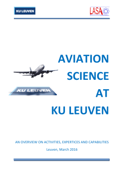 aviation science at ku leuven