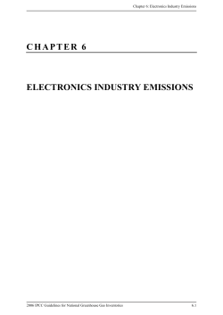 Electronics Industry Emissions - ipcc