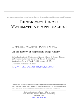 On the history of suspension bridge theory