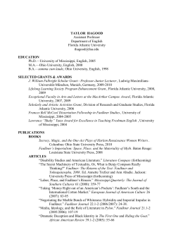 Hagood 2009-2010 evaluation - Florida Atlantic University