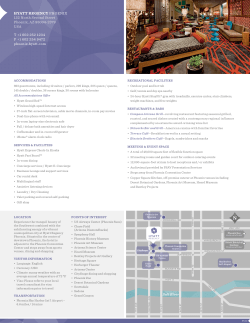 Fact Sheet - Hyatt Regency Phoenix