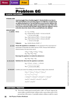Holt Physics Problem 6G