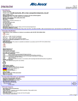 SDS - Fisher Scientific