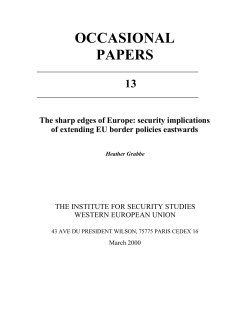 security implications of extending EU border policies eastwards