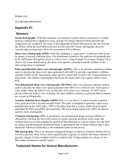 Appendix E1 Glossary Trademark Names for Various