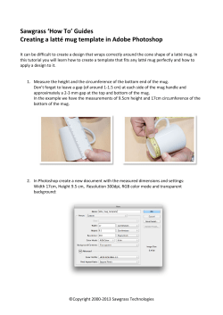 EN14 - How To create a latte mug template in Photoshop