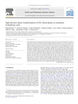 High-pressure phase transformations of FeS: Novel phases at