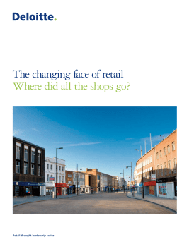 The changing face of retail Where did all the shops go?