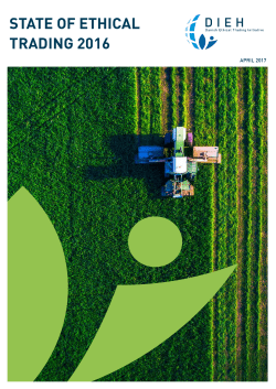 state of ethical trading 2016 - Dansk Initiativ for Etisk Handel