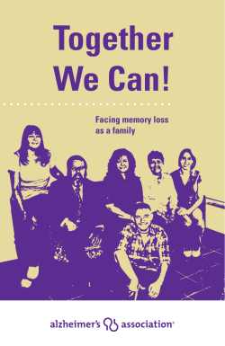 Together We Can! - Alzheimer`s Association