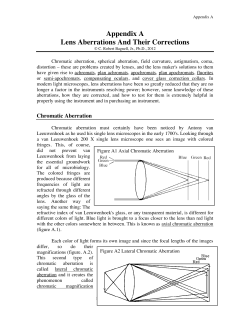 Appendix A Lens Aberrations And Their Corrections
