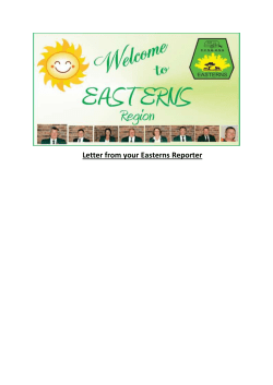 Easterns NewsletterJan2017