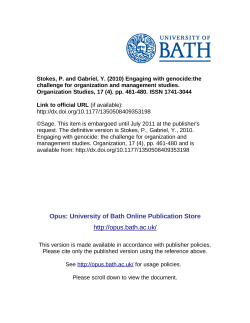 - University of Bath Opus
