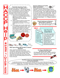Potentially Hazardous Foods&hellip; What Type of Shoes - KN