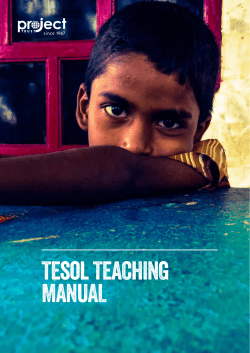 TEsol TEACHING MANUAL